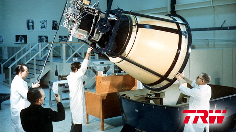 Our Heritage – TRW engineers working on early space craft