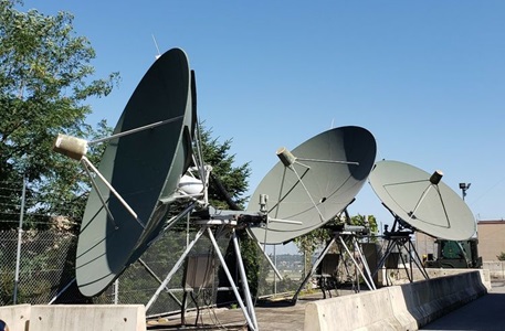 missile warning radar dish