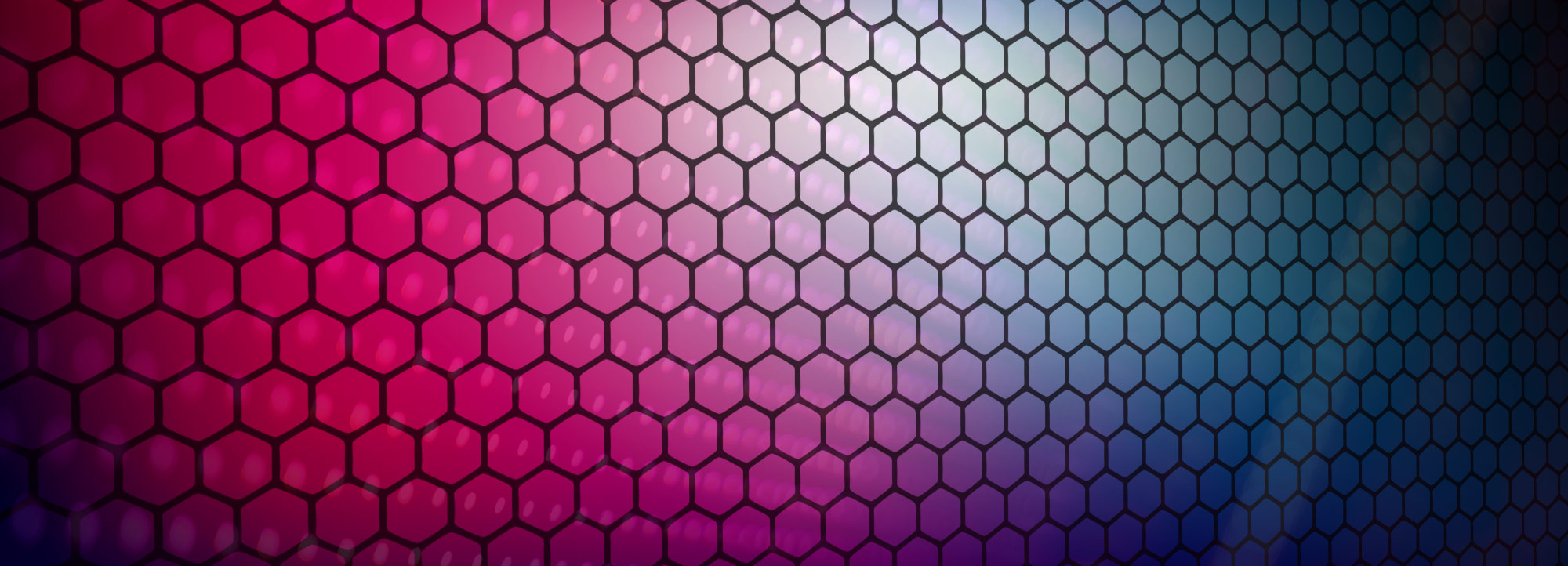 Sonoma Photonics Products and Capabilities hexagon grid over blue and purple background