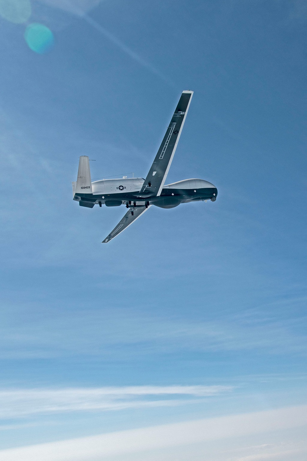 A Triton aircraft in flight