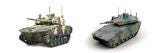 two tanks side by side
