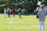 Sykesville employees playing in annual bocce ball tournament.