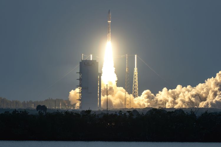 United Launch Alliance's Atlas V rocket, with five Northrop Grumman GEM 63 solid rocket boosters, lifts off from Cape Canaveral to launch the USSF-51 mission. (Photo Credit: Northrop Grumman) Northrop Grumman GEM 63 Solid Rocket Boosters Help Successfully Launch National Security Mission Aboard Atlas V Rocket