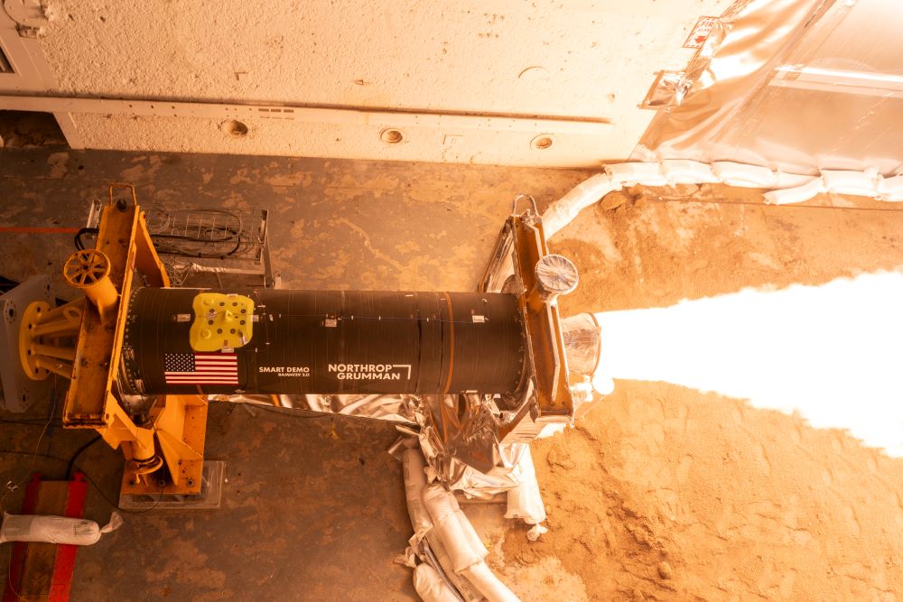 Northrop Grumman’s SMART Demo Tests Second Advanced Solid Rocket Motor and Achieves Successful Firing in Two Months_image Northrop Grumman’s SMART Demo Tests Second Advanced Solid Rocket Motor and Achieves Successful Firing in Two Months