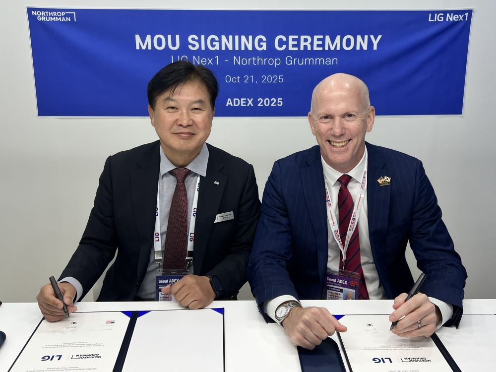 Northrop Grumman and LIG Nex1 Collaborate to Strengthen Republic of Korea’s Air and Missile Defense Capabilities Northrop Grumman and LIG Nex1 Collaborate to Strengthen Republic of Korea’s Air and Missile Defense Capabilities