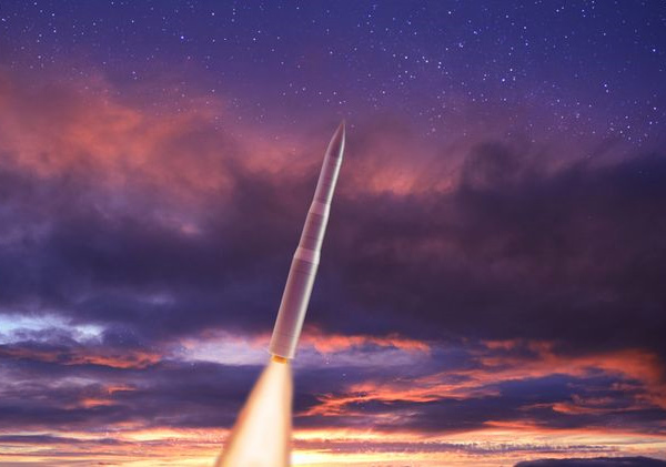 Northrop Grumman Test Fires Full-Scale Sentinel Stage-Two Solid Rocket Motor