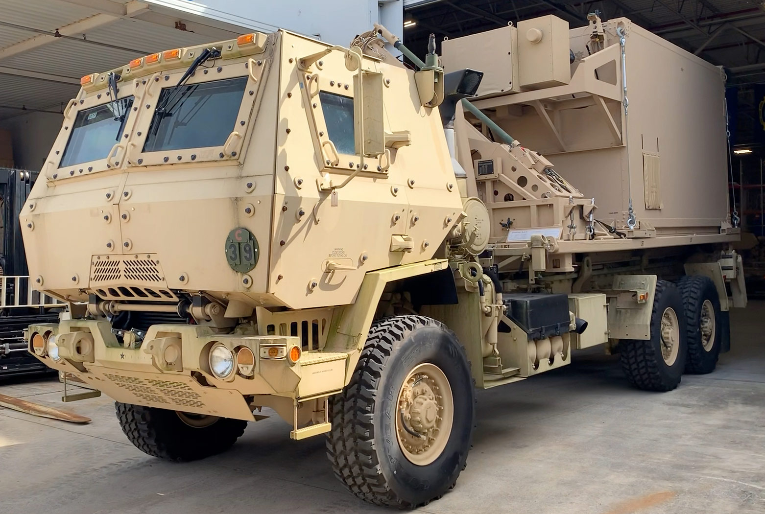 IBCS - Engagement Operations Center (EOC) loaded onto a truck IBCS