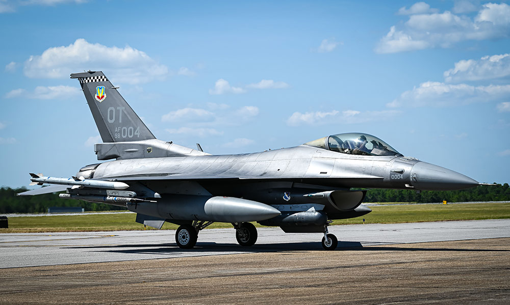 85th TES flies new F-16 electronic warfare suite (U.S. Air Force)