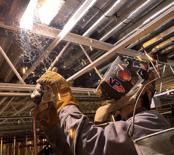 Welding to the Moon and Back