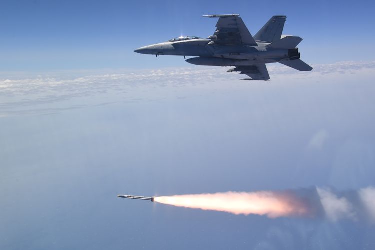 Advanced-Anti-Radiation-Guided-Missile-Live-Fire Northrop Grumman's Advanced Anti-Radiation Guided Missile Extended Range Completes Fourth Successful Missile Live Fire