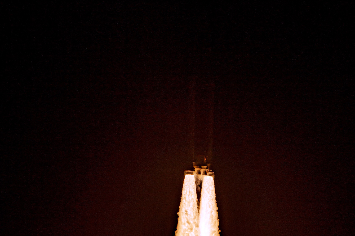 Artemis-I rocket being launched