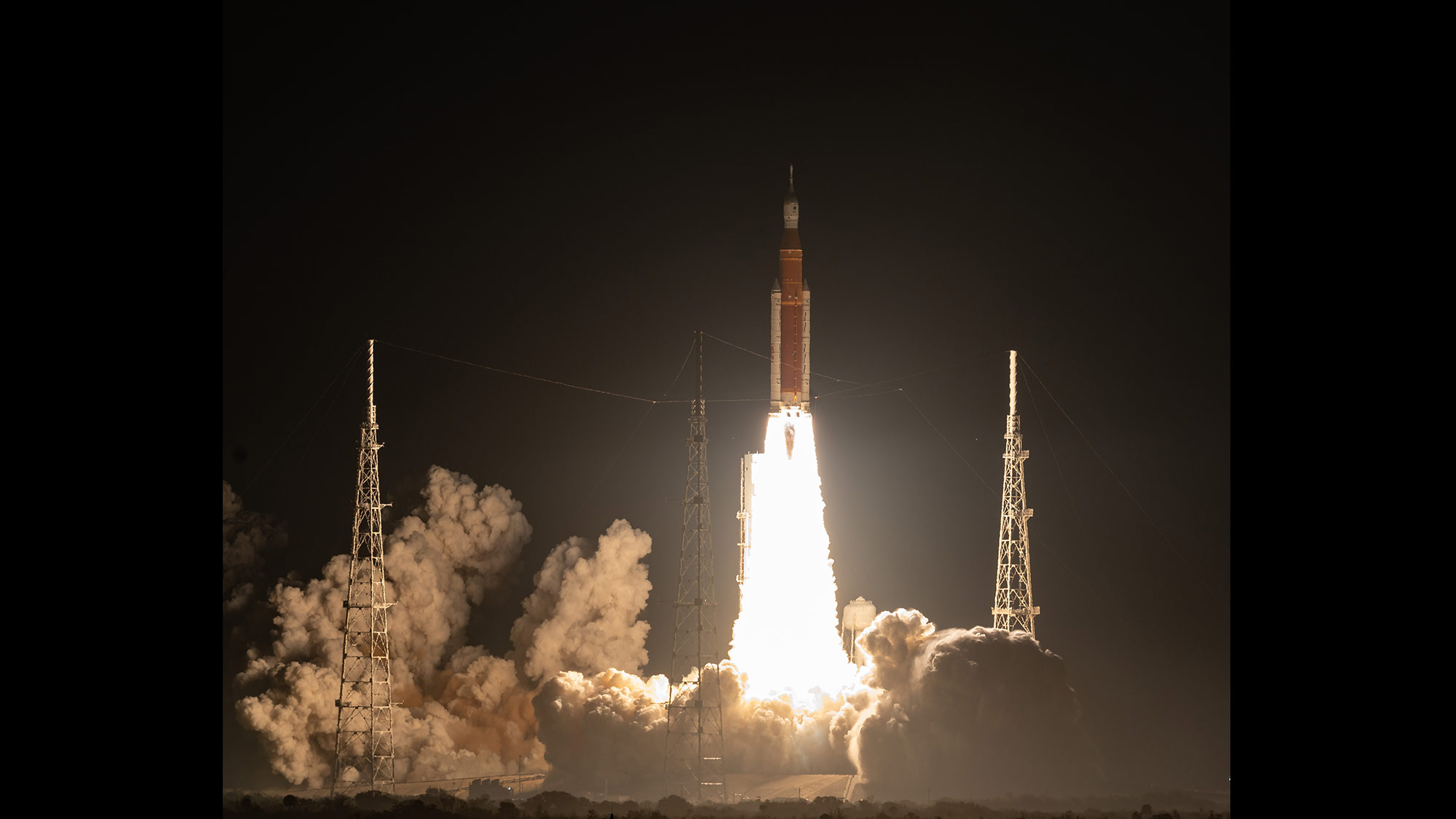 The Space Launch System rocket takes flight for Artemis I The Beginning of Beyond