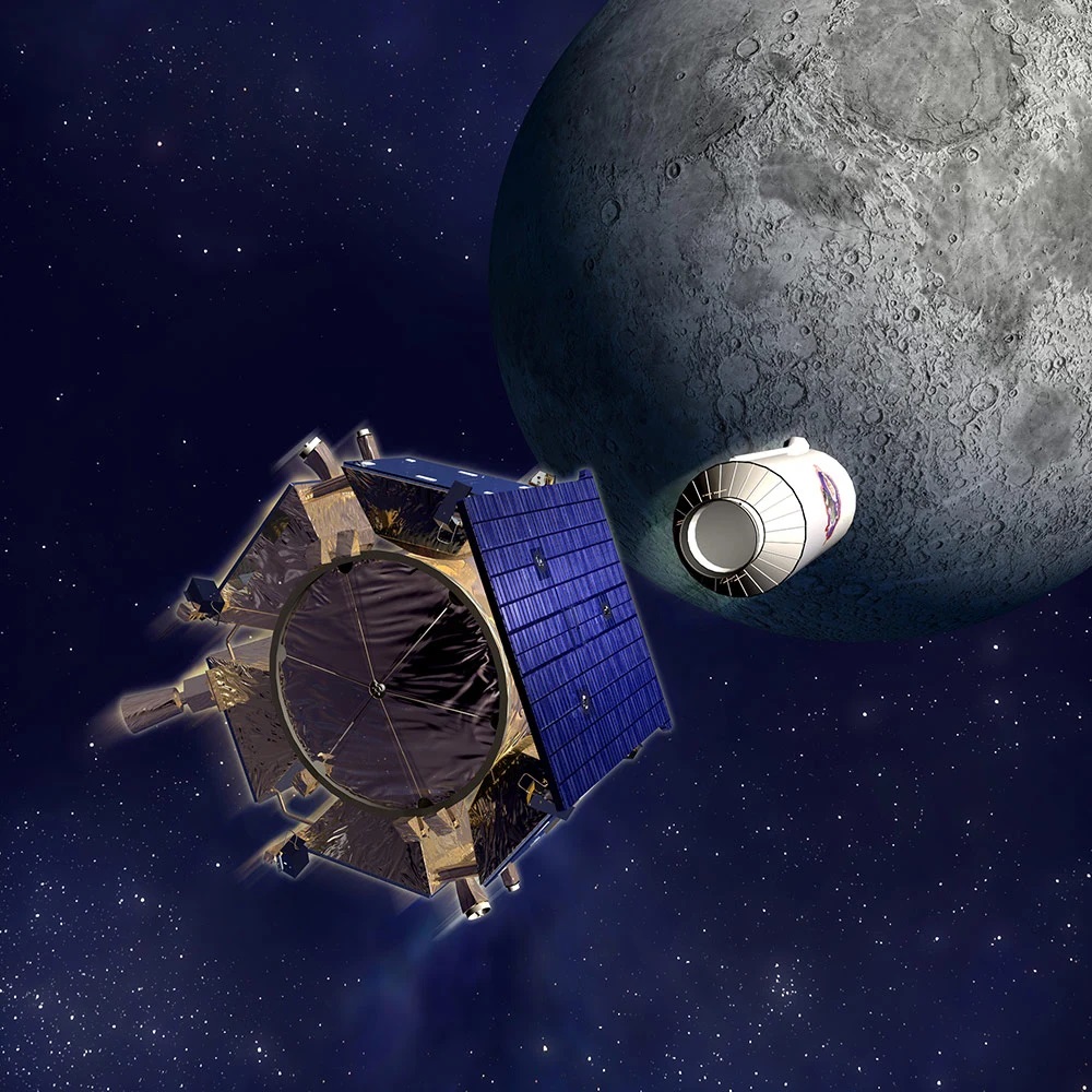 Lunar Crater Observation and Sensing Satellite
