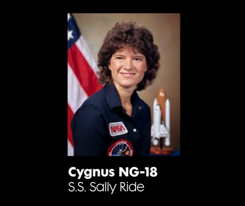 Cygnus_Mission_Sally_Ride Watch: Northrop Grumman Names Next Cygnus Mission After Space Pioneer Sally Ride