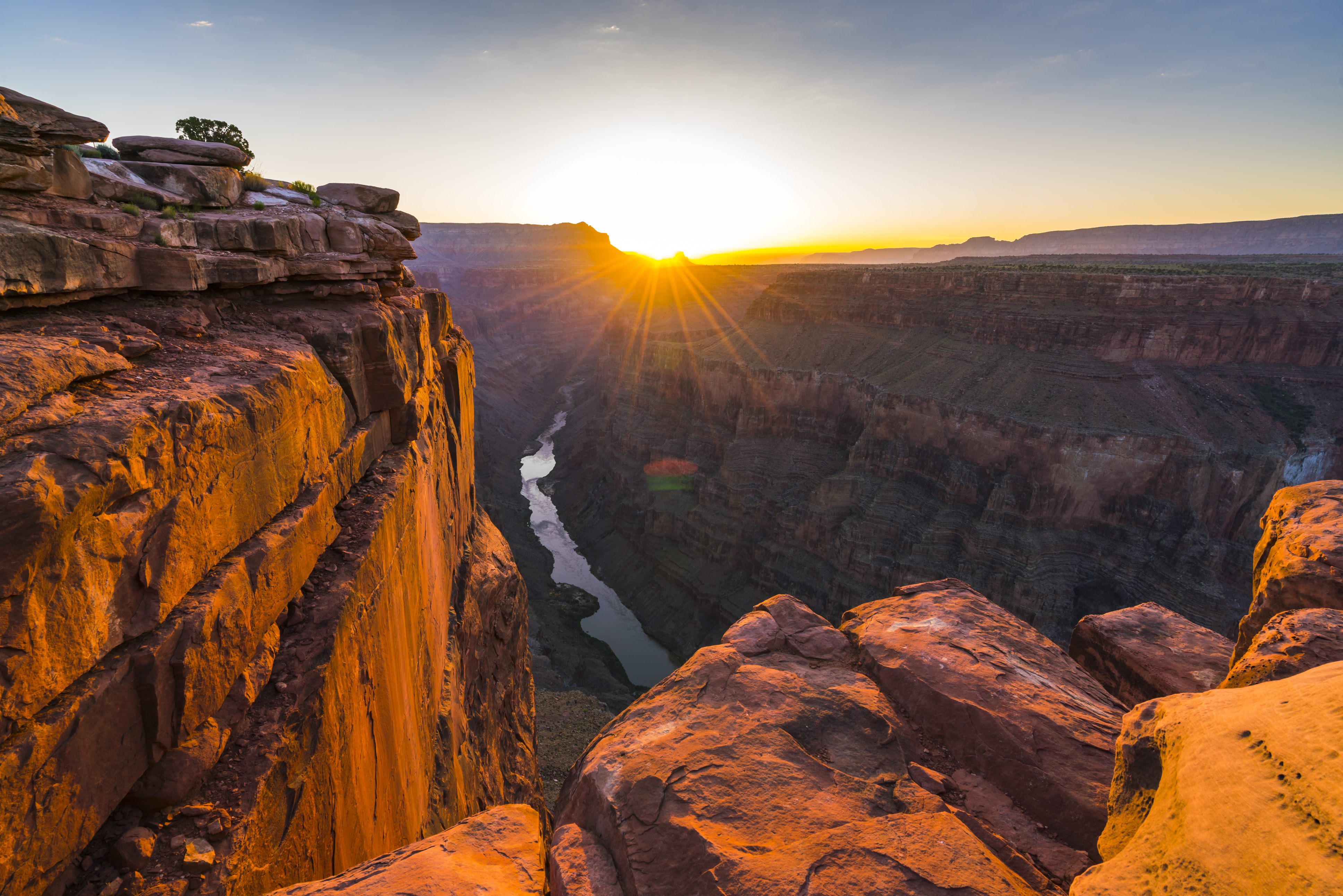 scenic view of Toroweap overlook at sunrise in north rim, grand canyon national park,Arizona,usa. Arizona