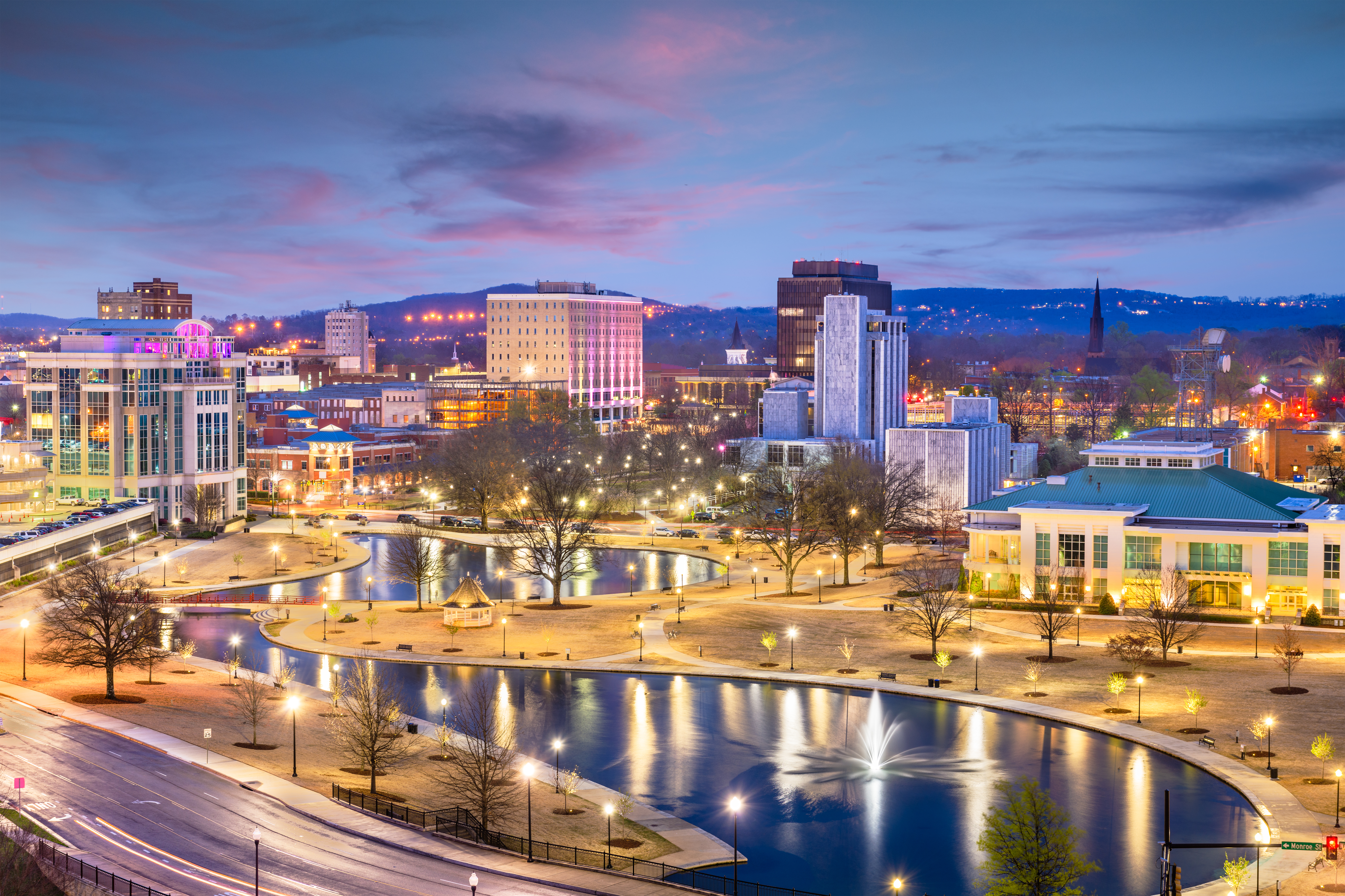 Huntsville, Alabama city skyline Huntsville, Alabama city skyline