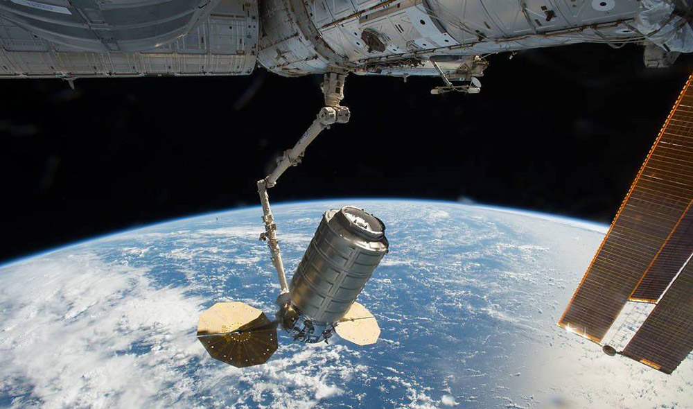 Northrop Grumman Cygnus Cargo Resupply Spacecraft <strong>Cygnus Spacecraft Berths with International Space Station</strong>
