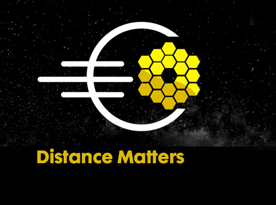 James Webb Space Telescope "Distance Matters" Infographic