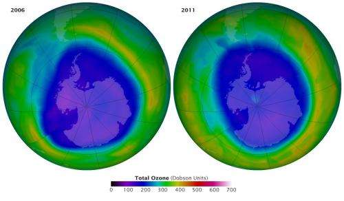 NASA's ten-year-old Aura satellite tracks pollutants